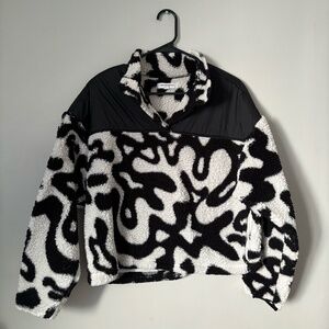 Black & White Fleece